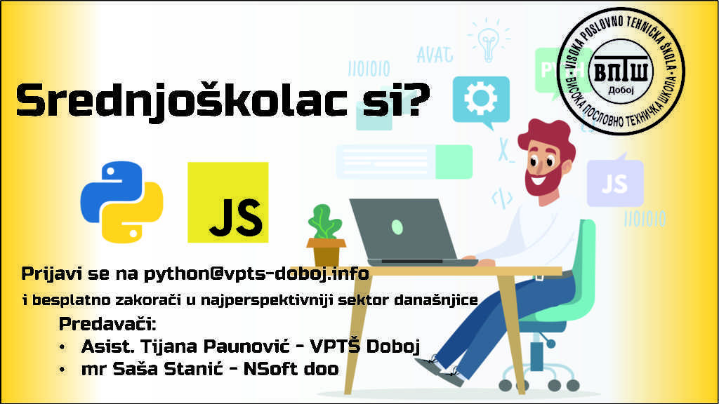 Prvi put na Visokoj poslovno tehničkoj školi: Besplatani IT kursevi za srednjoškolce