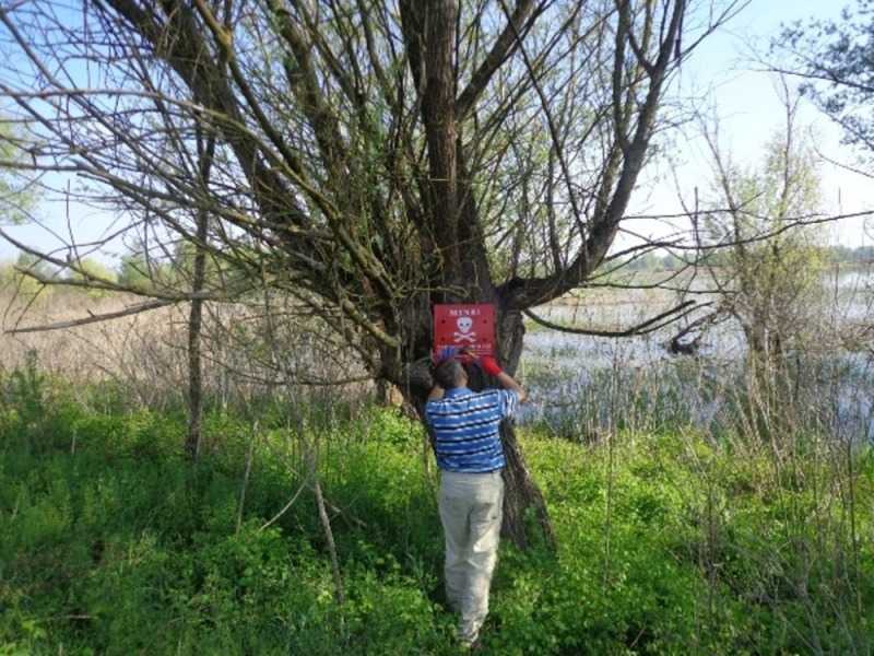 POČELO OBNAVLЈANJE UPOZORAVJUĆIH OZNAKA NA MINE